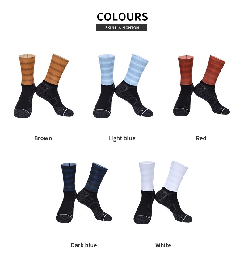 Lightweight pro cycling socks