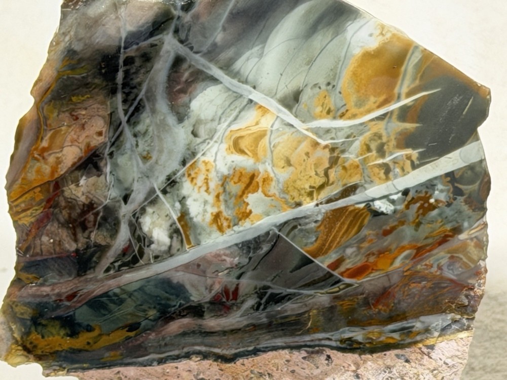 Morrisonite Jasper Slab Set, Lot #11