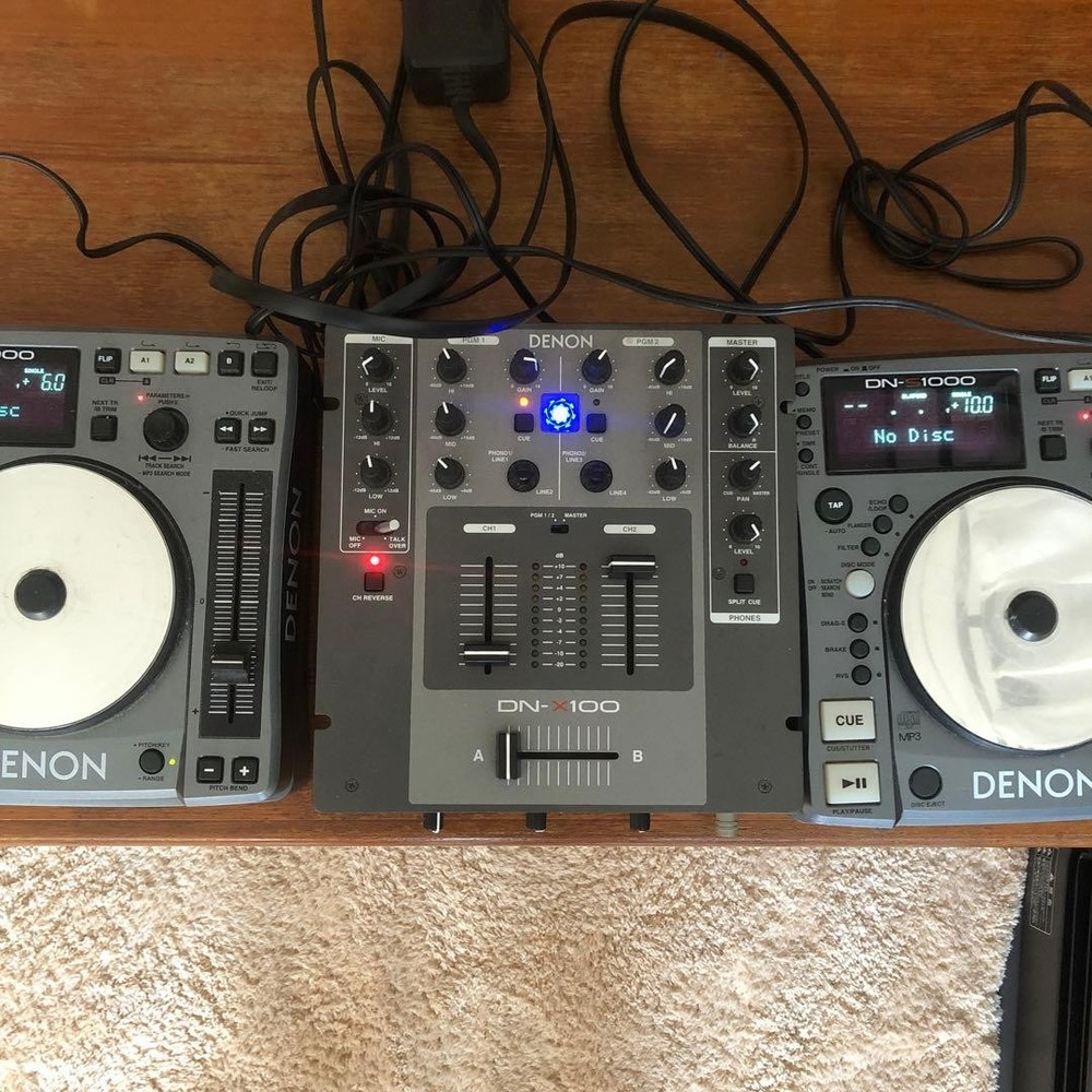 Junk DENON DN-S1000 DN-X100 Single CD Player DJ Mixer Unit Error