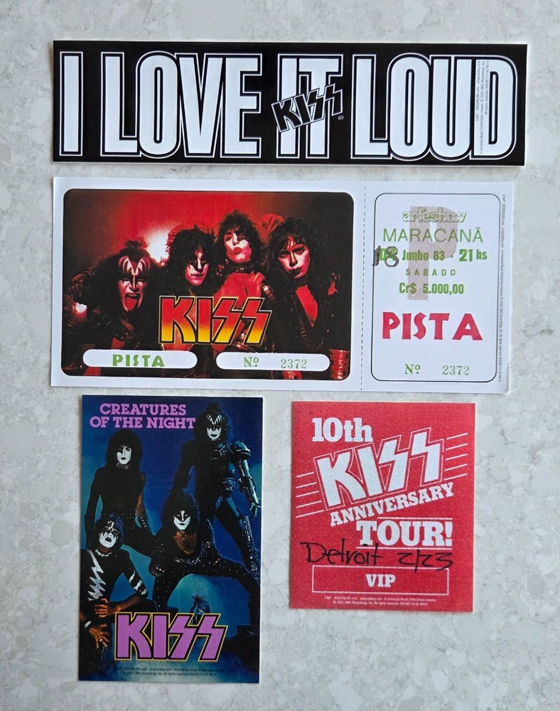KISS Creatures of Night 40th Super Deluxe Set Press Kit - Folder/Poster/& More!