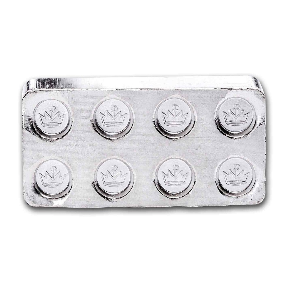 1 oz Silver Building Block Bars (2x4)
