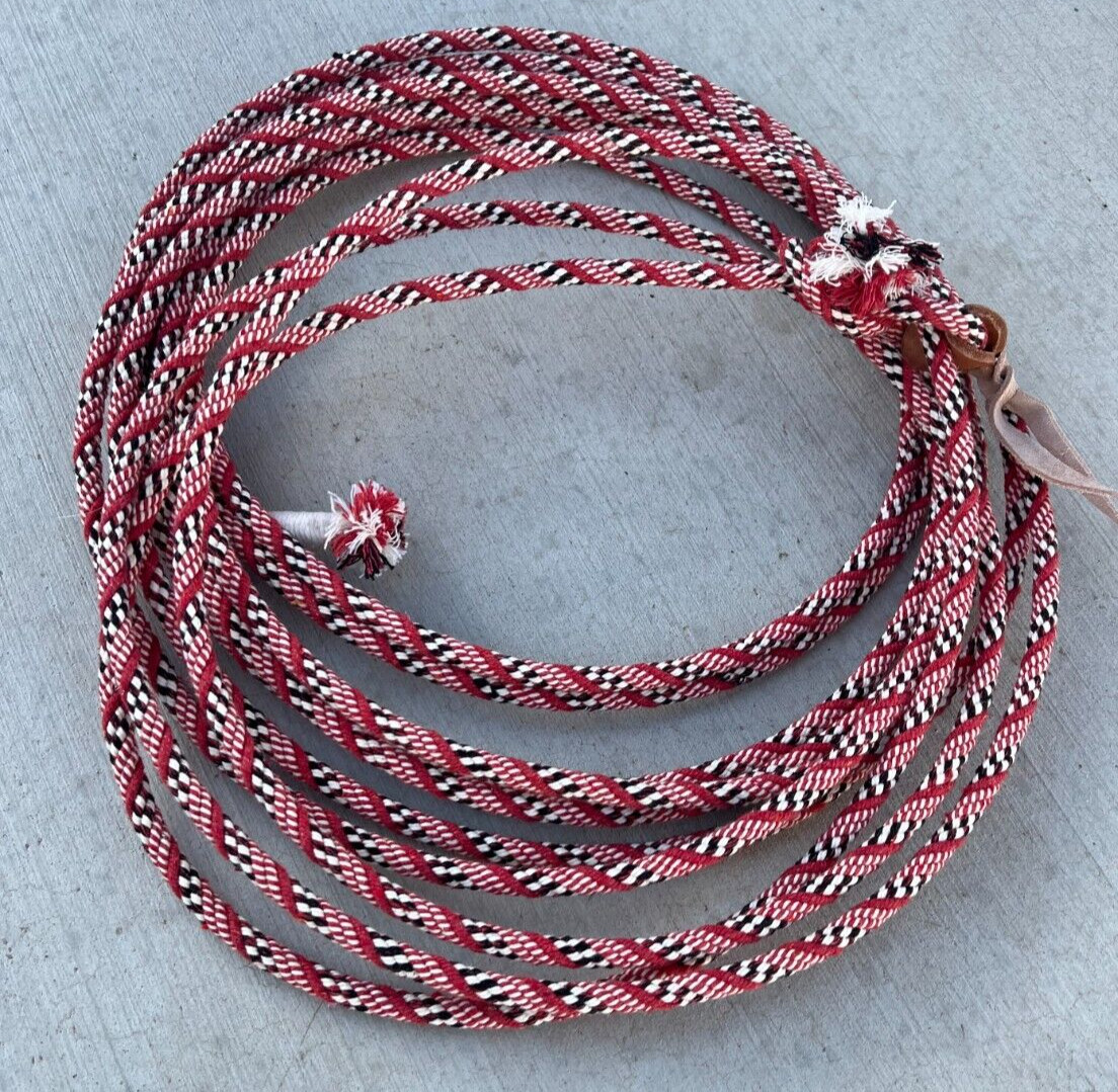 27ft WESTERN KIDS ROPE LASSO LARIAT RANCH COWBOY ROPE. KIDS RODEO BEGINNER ROPE