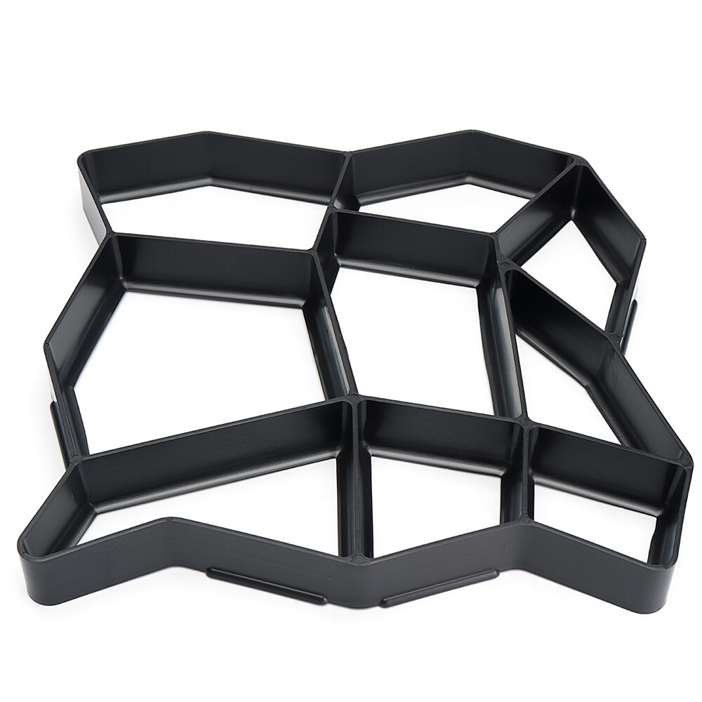 Garden Walkway DIY Path Maker Mold Manually Paving Pavement Cement Brick Plastic