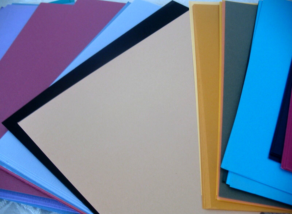 Stampin Up Solid Colors Cardstock - (24) 8.5x11 Sheets