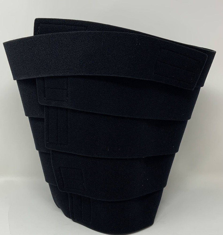 L & R Ready Wrap Thigh Adjustable Compression Wrap Large Black NEW