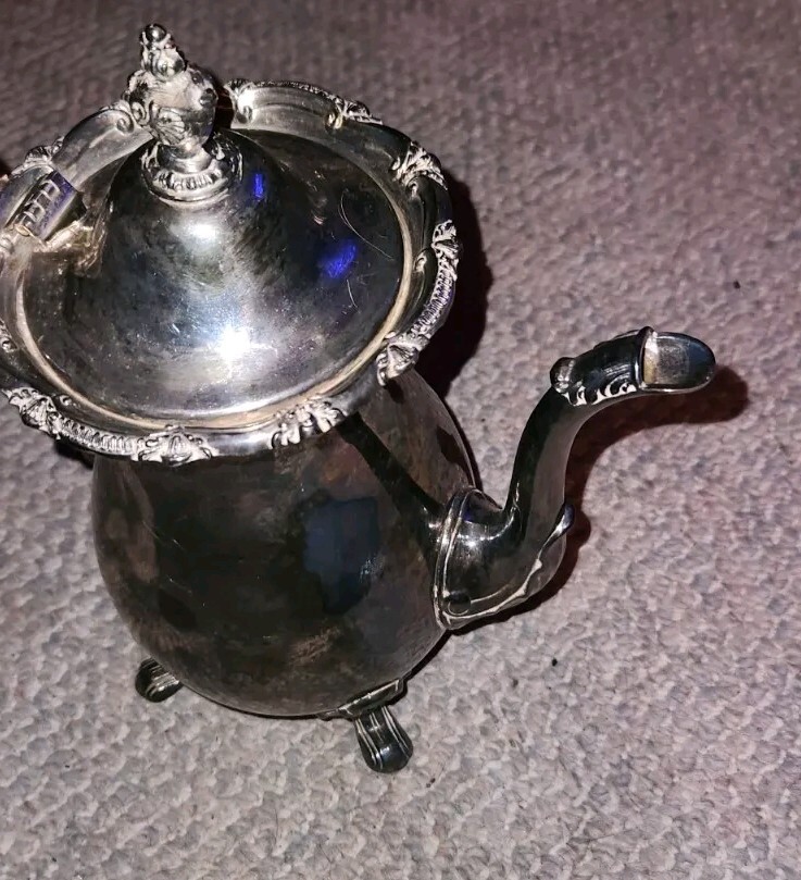 Vintage Silverplate Tea Pot Poole Silver Plate Classic