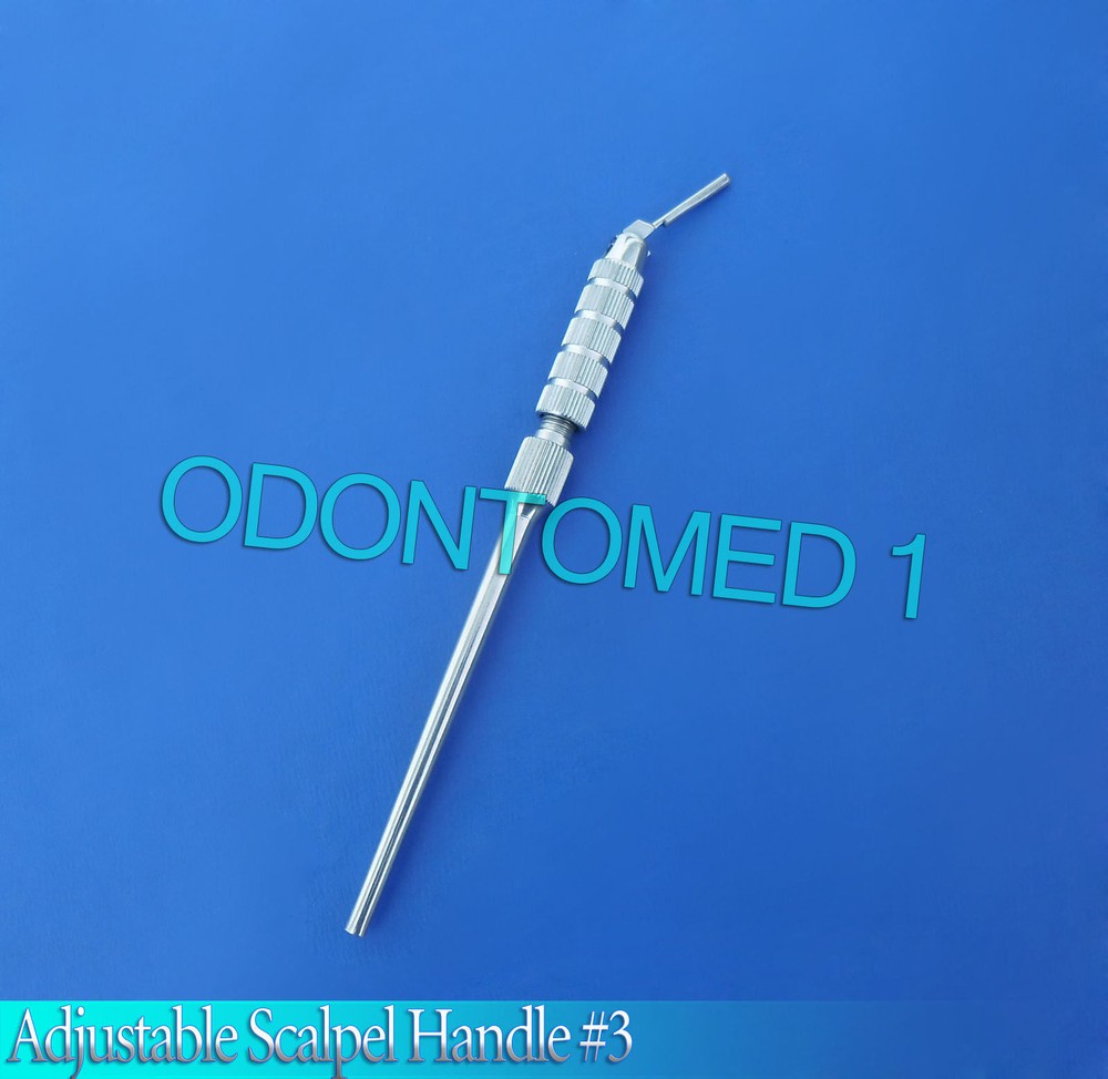 Round Pattern Adjustable 7 Ways Scalpel Handle #3 Surgical Dental Implants