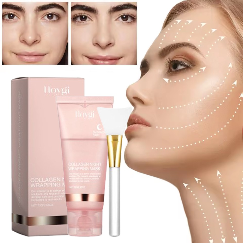 Collagen Night Wrapping Mask Overnight Peel Off Hydrolyzed Collagen Facial Mask