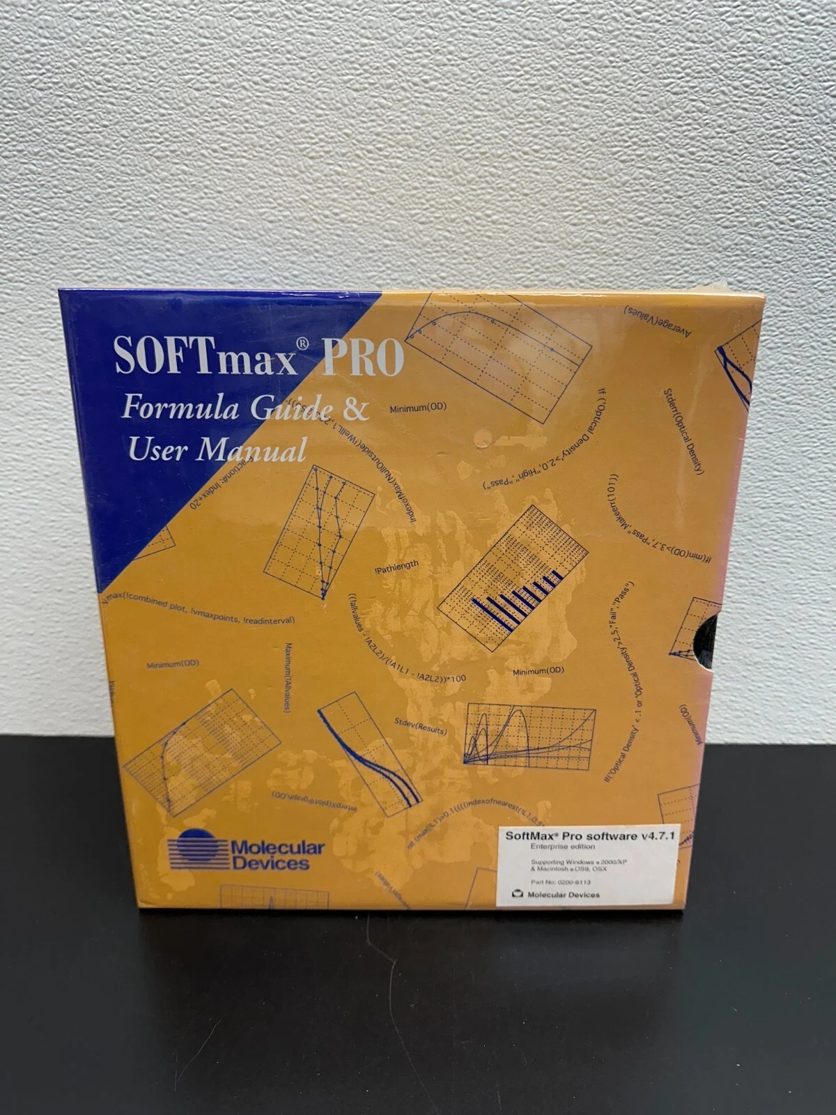 Molecular Devices PN 0200-6113 SoftMax Pro Software v4.7.1