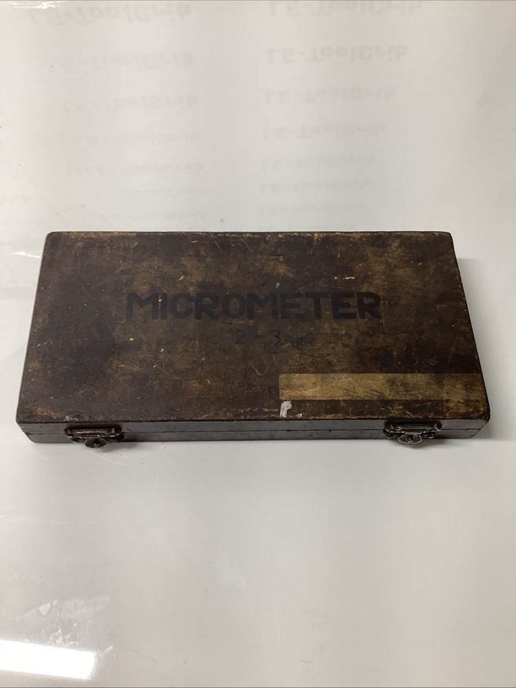 2-3” Outside Micrometer 0.0001” Precision Tool With Case U-158