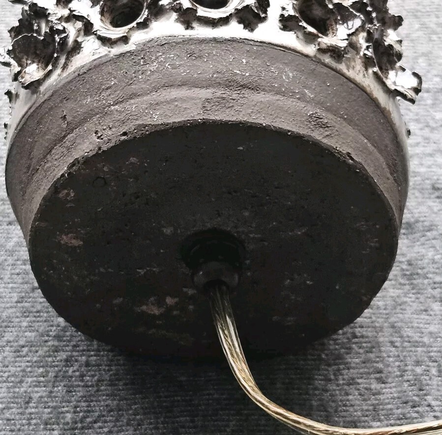 A Pair of Lovemose Danish brutalist Stoneware Vintage Wall Lights