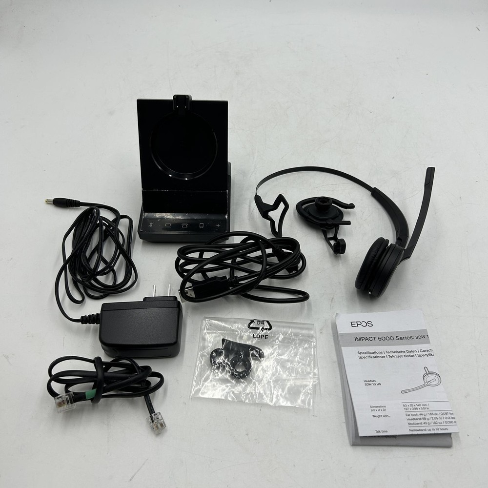 Sennheiser EPOS SDW 5015 Single-Sided DECT Wireless Headset, 506592