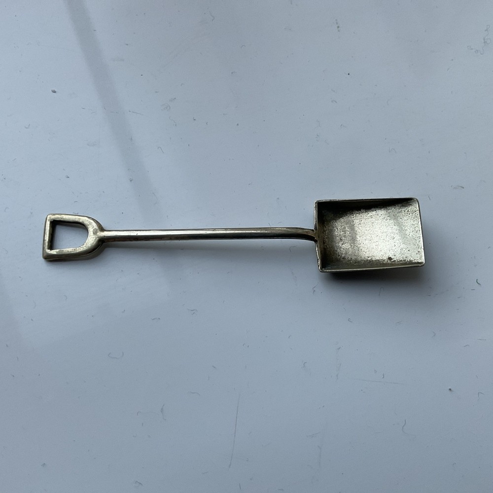Silver plated spade shovel jam condiment spoon server