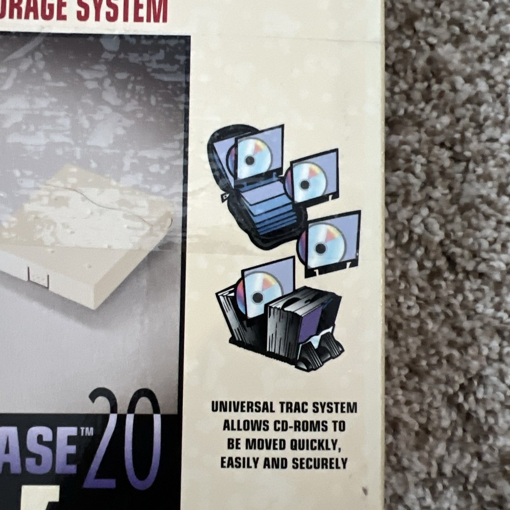 New Avery CD Tracs Modular CD-ROM Storage System CD Case W/ Sleeves