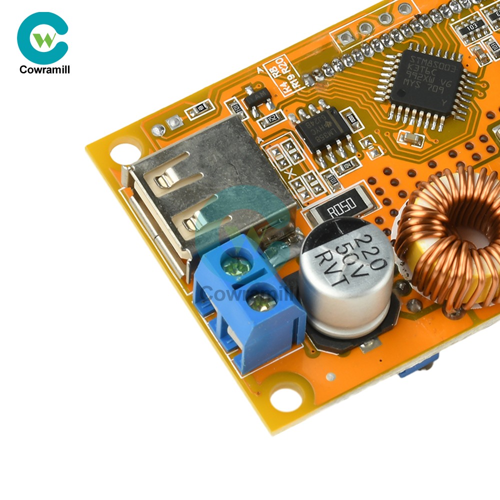 DC-DC 8V-36V to 1.25V-32V 4.2A DC Adjustable LCD Display Step-Down Power Module