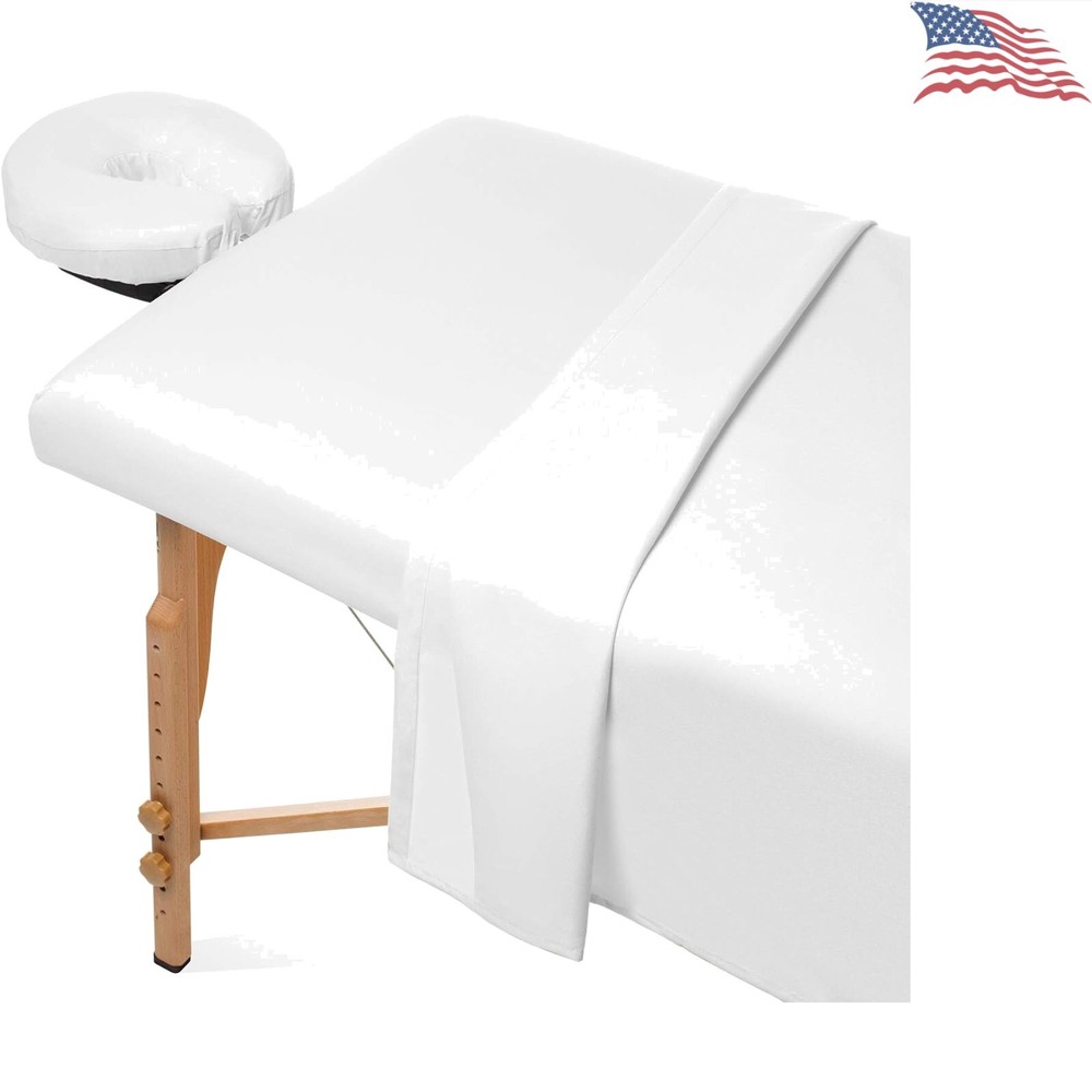 Microfiber Massage Table Sheet Set - Ultra-light, Durable, Comfortable - 3-Piece