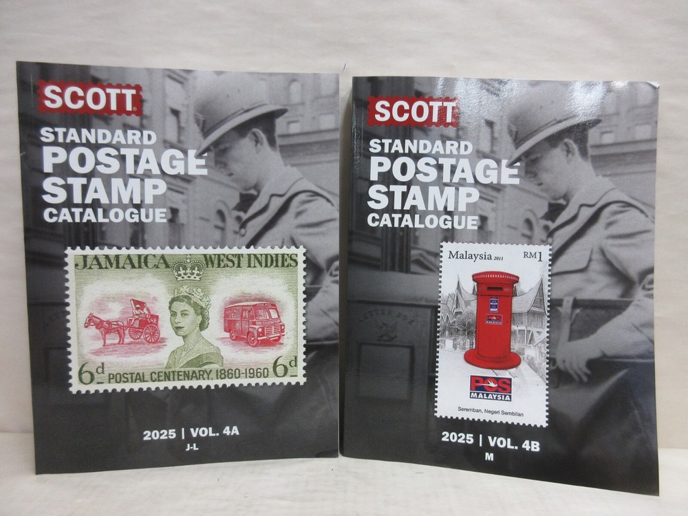 2025 Scott Standard Postage Stamp Catalog Volume 4 A/B Worldwide Countries J-M