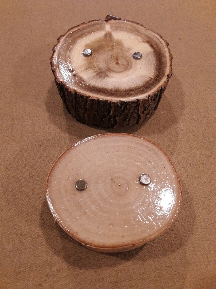 KNIFE DISPLAY STANDS, LILAC & BIRCH. (2-pcs)