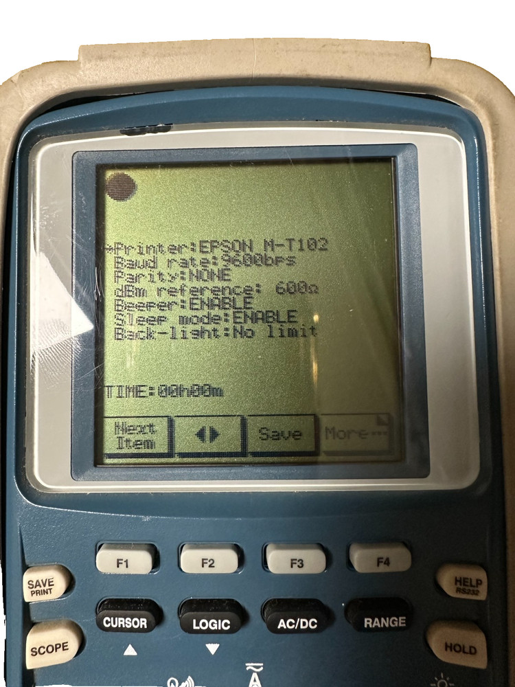 EXTECH HANDHELD MULTISCOPE / OSCILLOSCOPE / DIGITAL MULTIMETER