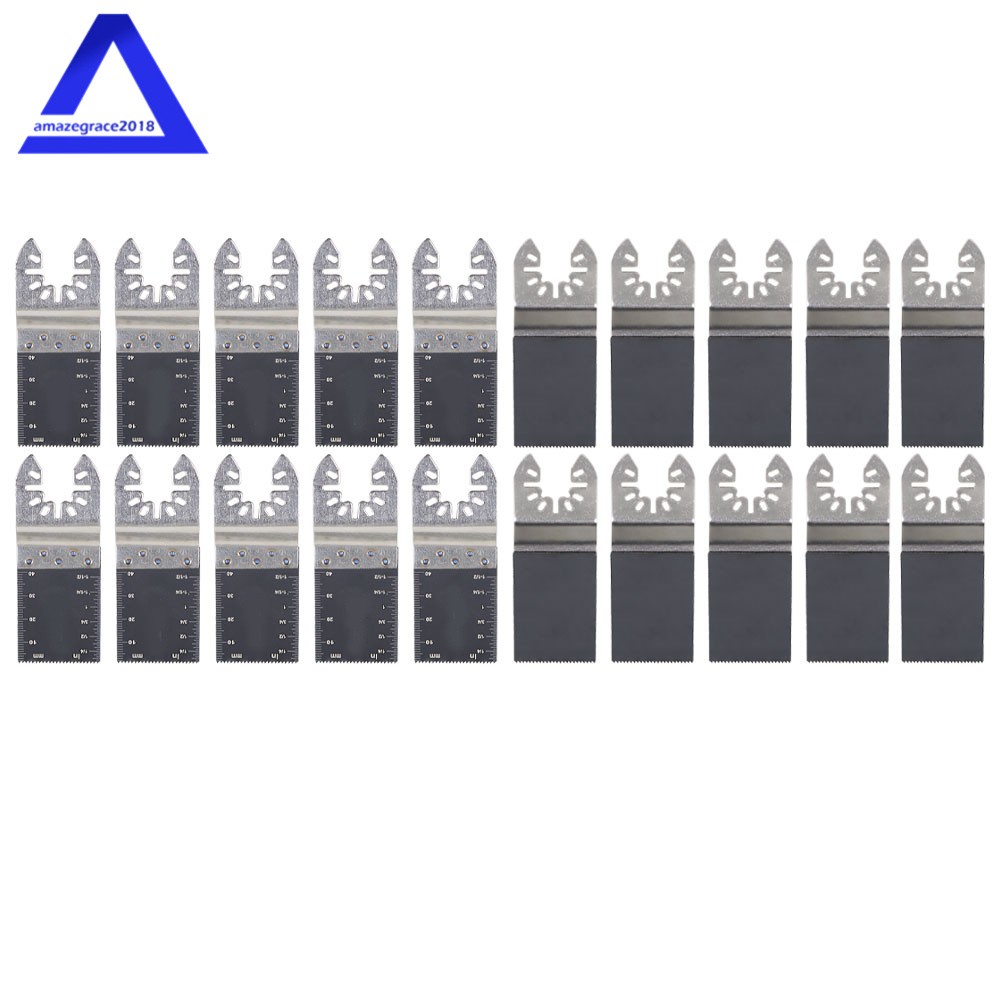 20pcs Oscillating Tool Saw Blades Multitool Quick Release Oscillating