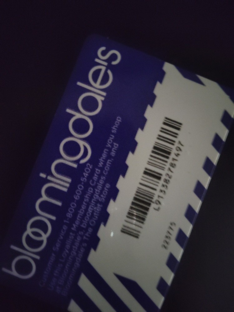 Bloomingdale's loyalty Card