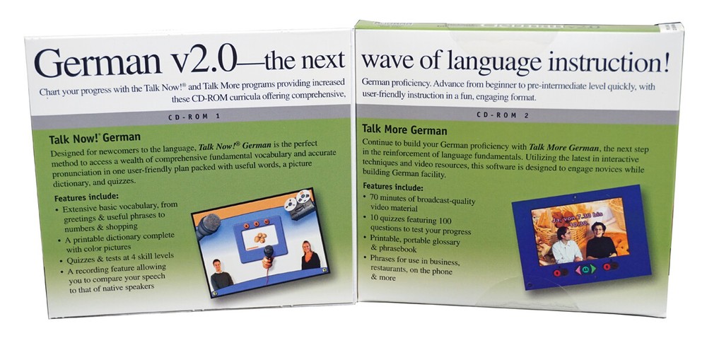 Instant Immersion LEARN how to Speak BEGINNER GERMAN Language Win/Mac CD