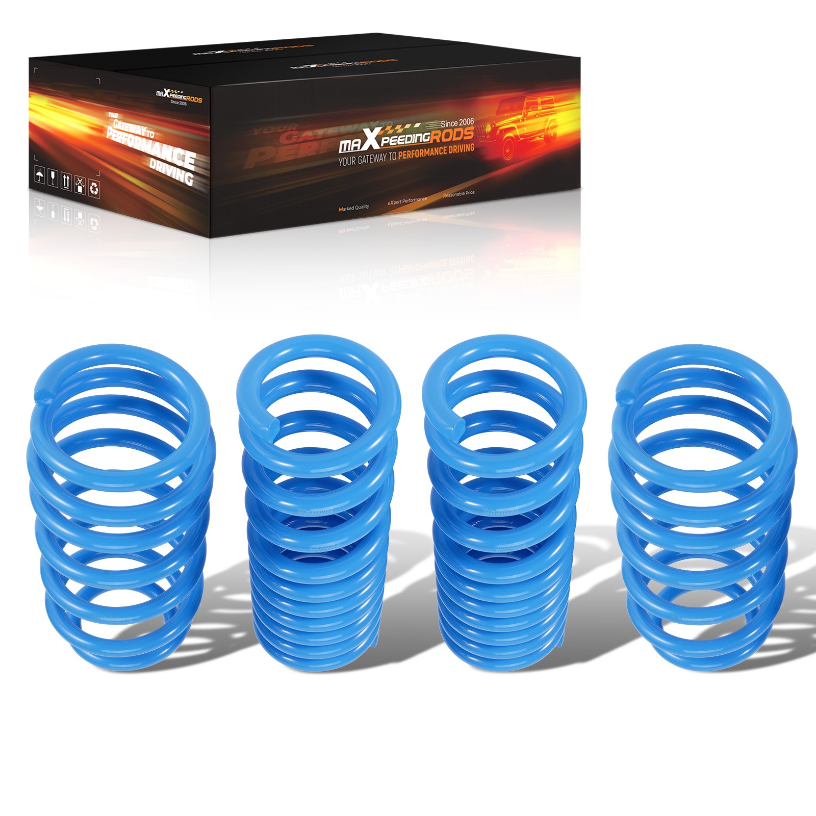 MaXpeedingrods Lowering Springs 2.2"F / 2.2"R For Dodge Challenger RWD 2008-2023