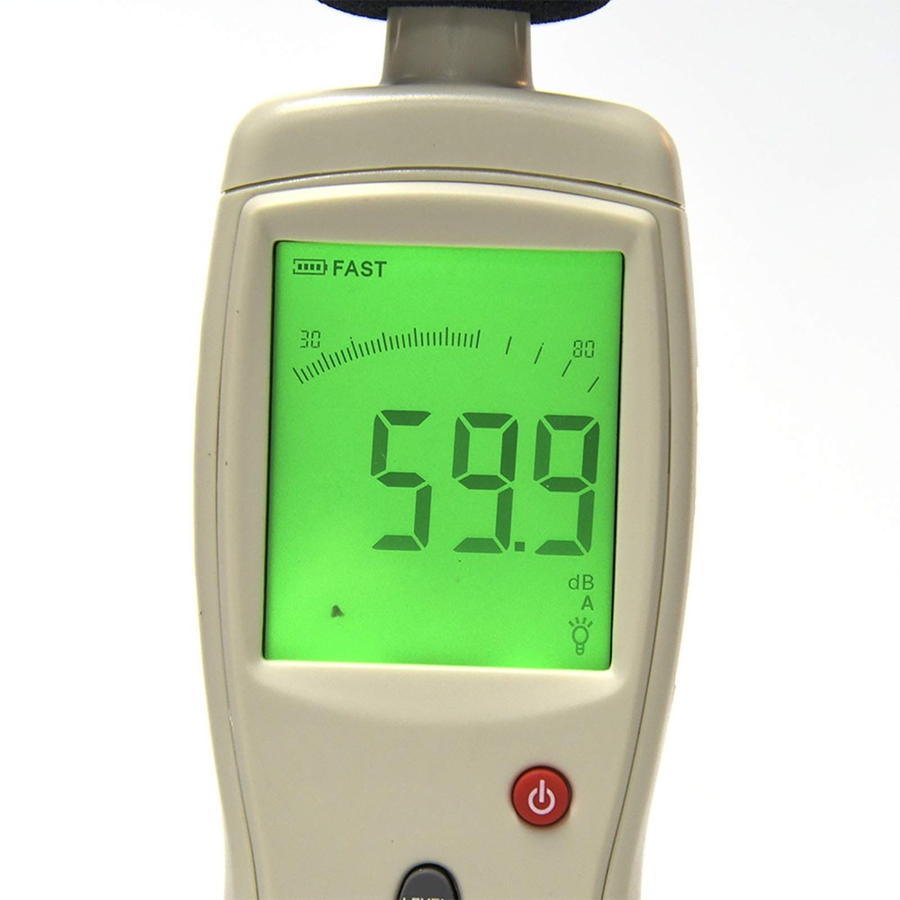 Smart Sensor AS824 Sound Level Meter 0-130 dB range for Frequency Analyzer...