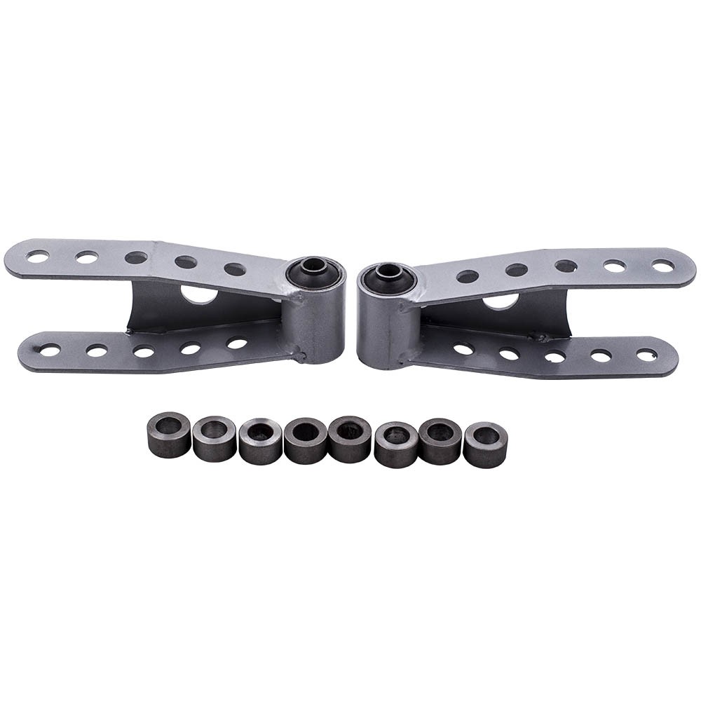 Rear 2"-3" Suspension Lowering Drop Shackles Kit for Chevy Silverado 1500 88-18