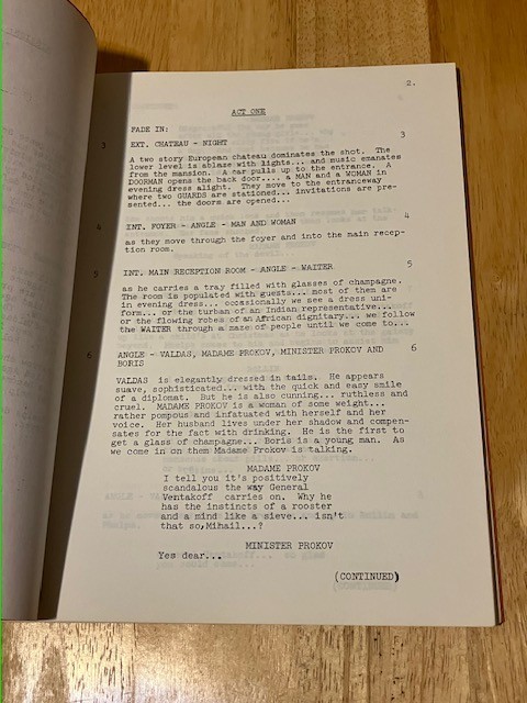 MISSION: IMPOSSIBLE TV Script Nicole FIRST DRAFT PRE-PRODUCTION ONLY 01/12/69