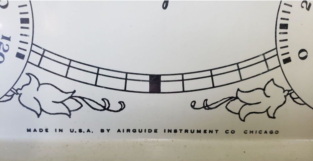 VTG Airguide Barometer Thermometer Hydrometer SQUARE Frame WALL MOUNT