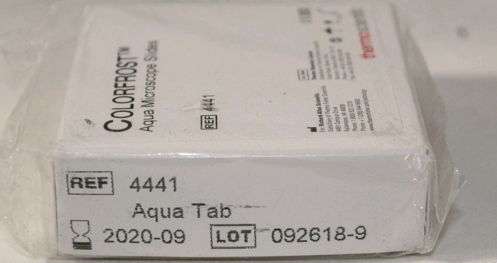 Colorfrost Plus Aqua Microscope Slides 4441 New Sealed