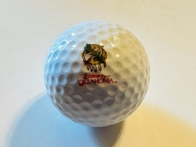 Golf Ball w/ Logo - Discover Oklahoma