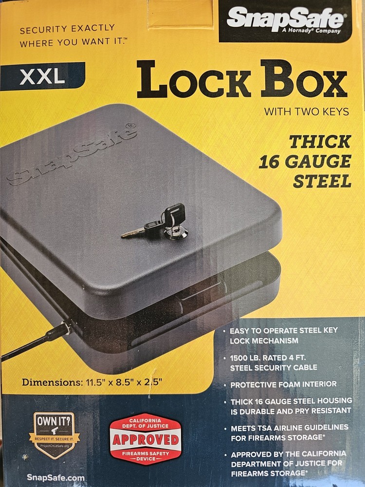 SnapSafe 75220 Lock Box- Key Lock