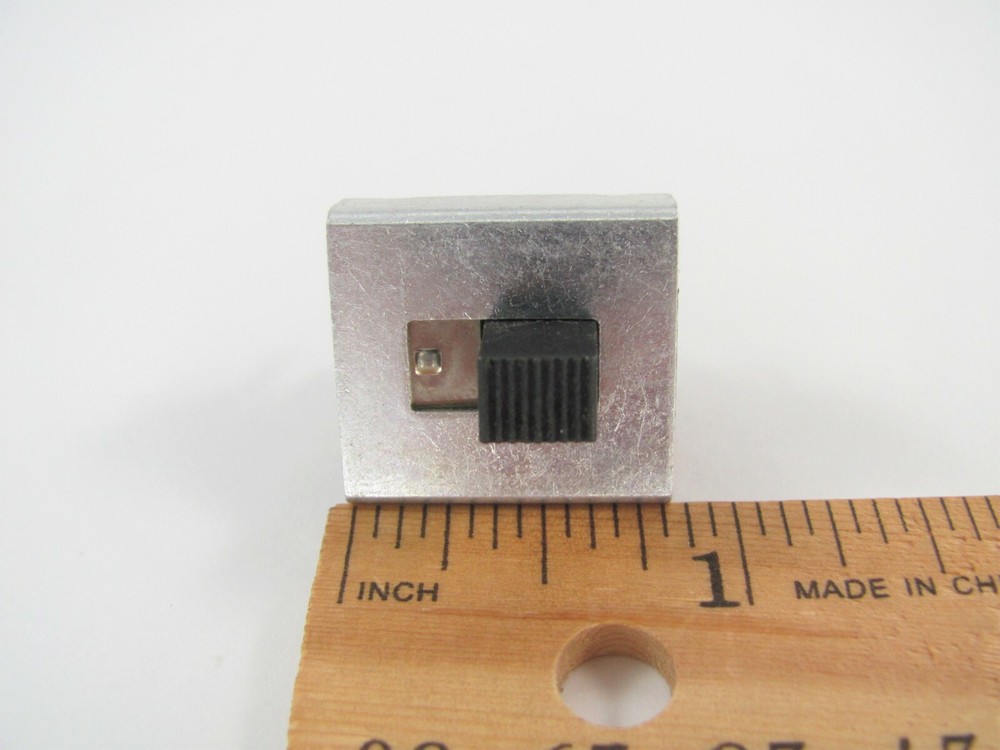 On On - 4PDT PC Mount Slide Switch - Locking - 3A 125V - Switchcraft 11L-1007