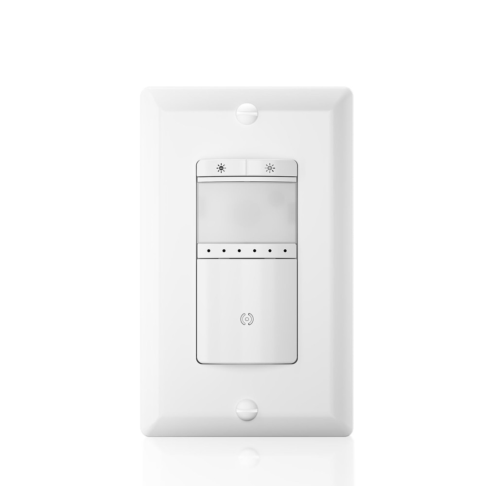 Motion Sensor Dimmer Light Switch, in-wall Electronic Dimmer with PIR Infrare...
