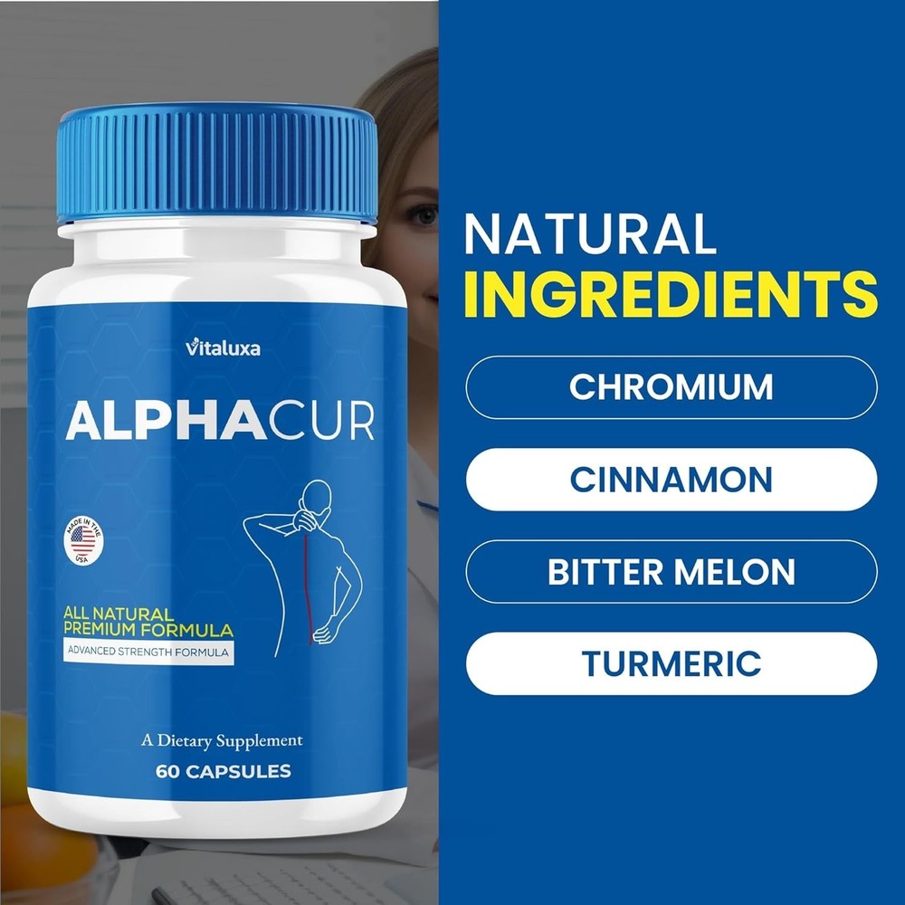 (5 Pack) Alphacur Advanced Nerve Support Formula Maximum Strength (300 Capsules)