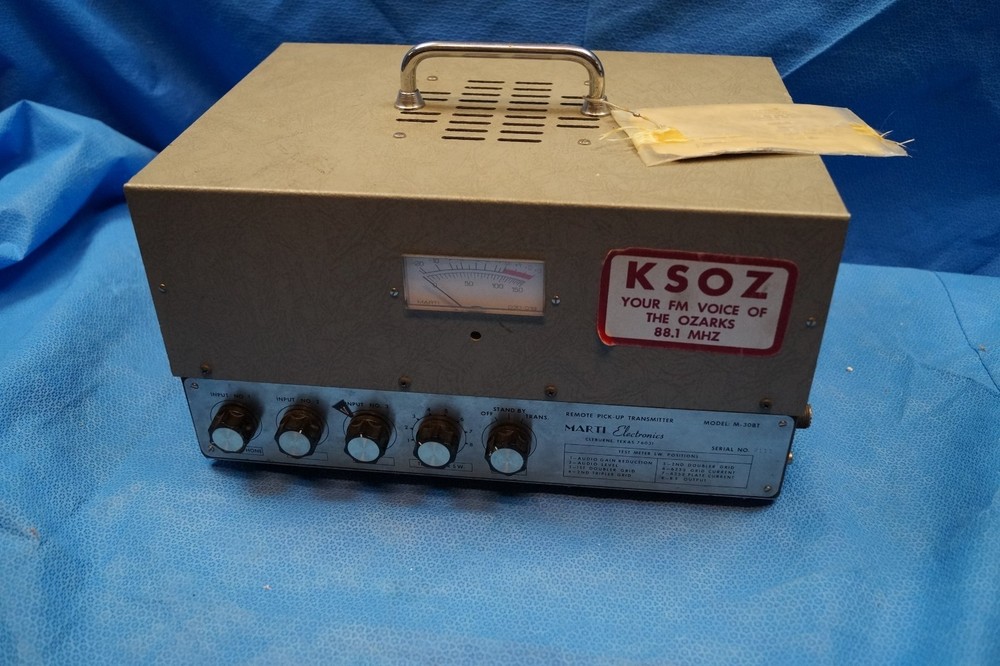 Marti Electronics Tube Remote Pick-Up Transmitter M-30BT