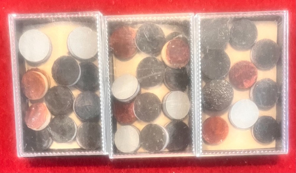 Cue Tips/Average -Perfect For Home - 3 box - 3 sandpaper -39 tips - sizes differ