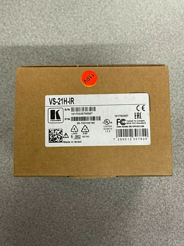 Kramer 2x1 HDMI switcher VS-21H-IR 