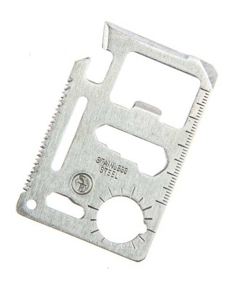 11-IN-1 Multi-Functional Survival Tool W/Plastic Sleeve