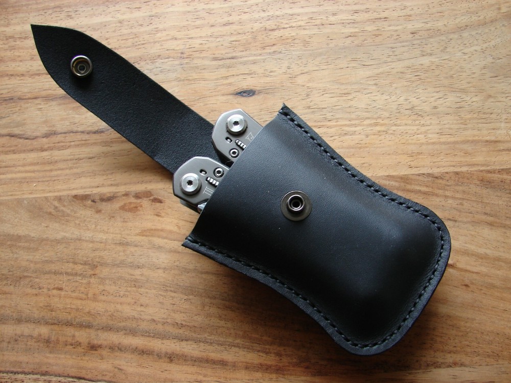 Leather Gerber pouch - handmade belt sheath for Suspension multi tool