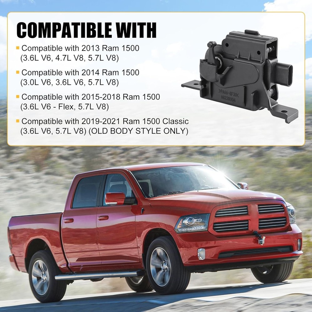 Active Grille Shutter Motor for 2013-2018 Ram 1500 - OEM Replacement