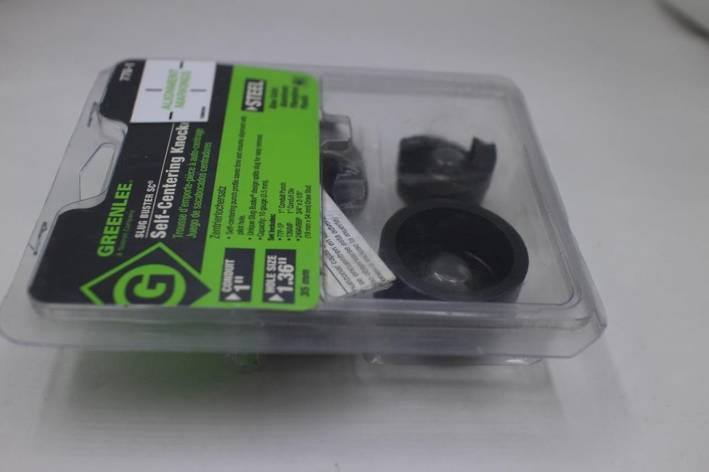 GREENLEE 77U-1 Self Centering Knockout Punch Set