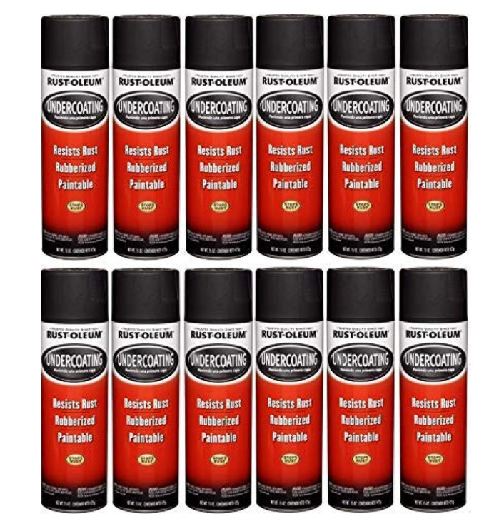 Rust-Oleum Black Undercoating 15 oz. (12 Pack)