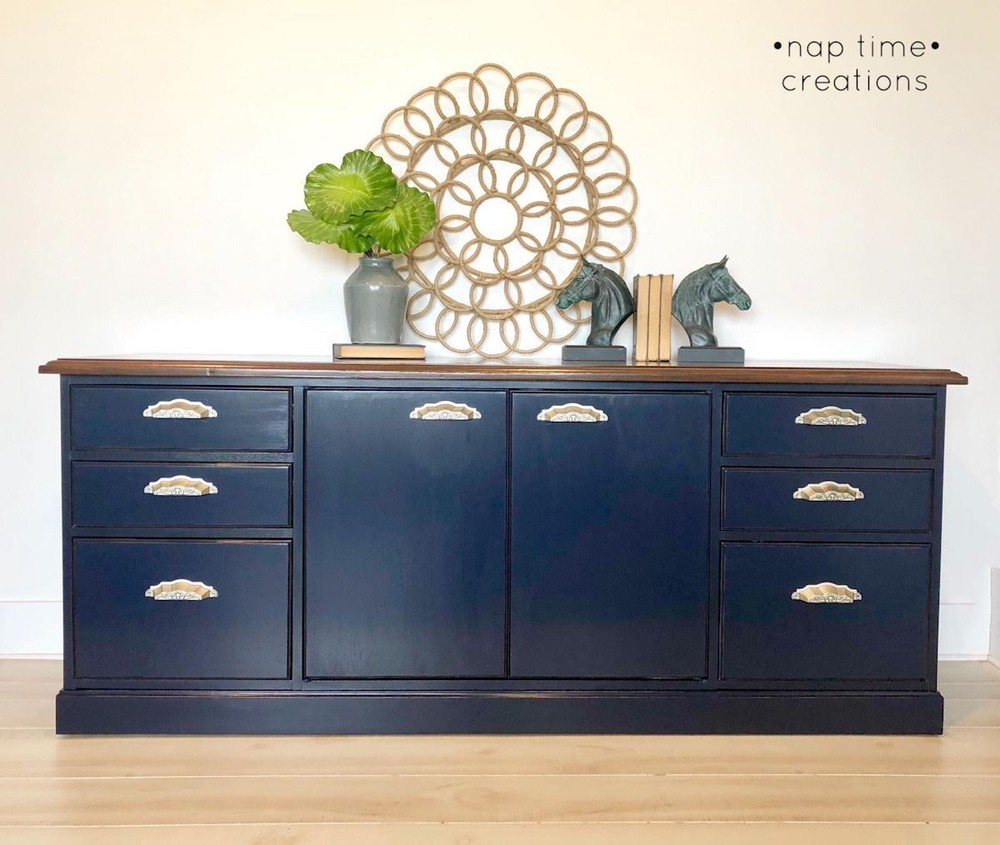 4" Augustine Cup Pull Silver Hammered