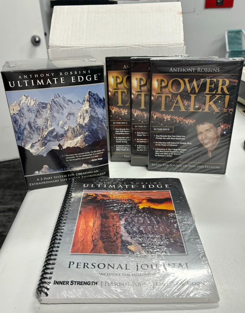 Anthony Robbins - Ultimate Edge 3 Part System CD's & DVD's Box Set