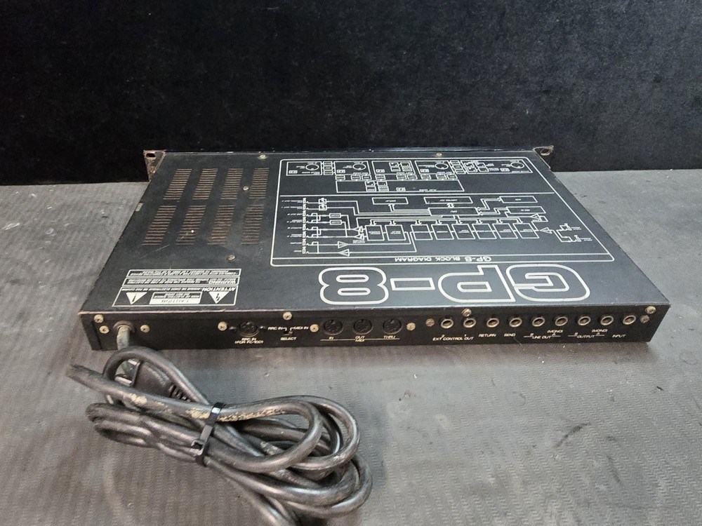 Roland GP-8 Guitar Effects Processor Multi Effector Rack Unit Used