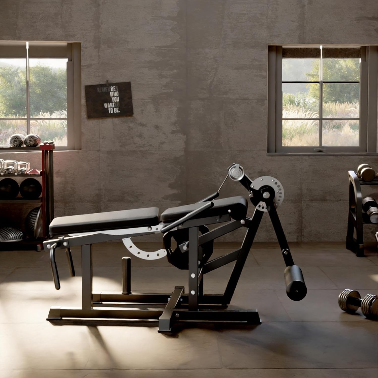 Leg Extension Curl Machine 630LBS Leg Curl Machine Seated Leg Lying Curl Machine