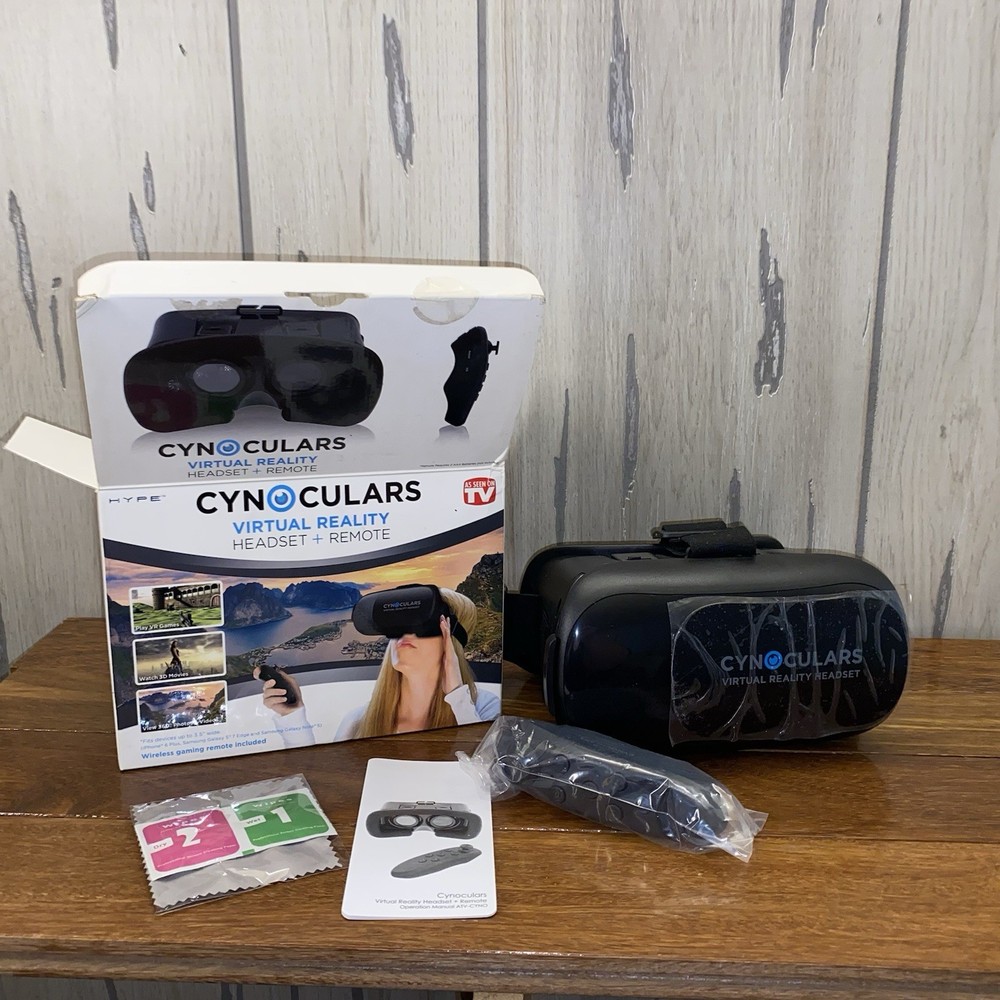 New HYPE CYNOCULARS Virtual Reality Headset + Remote